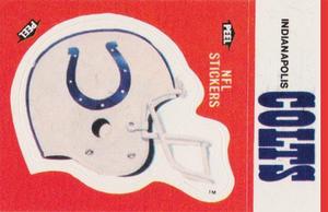 1988 Fleer Team Action - Stickers #NNO Indianapolis Colts Helmet Front