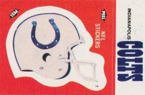 1988 Fleer Team Action - Stickers #NNO Indianapolis Colts Helmet Front