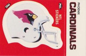 1988 Fleer Team Action - Stickers #NNO Phoenix Cardinals Helmet Front