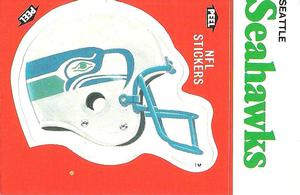 1988 Fleer Team Action - Stickers #NNO Seattle Seahawks Helmet Front
