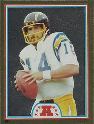 1982 Topps - Coming Soon Stickers #221 Dan Fouts Front