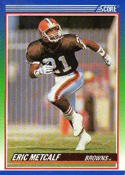 1990 Score 100 Hottest #32 Eric Metcalf Front