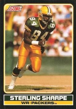 1990 Score - Young Superstars #7 Sterling Sharpe Front