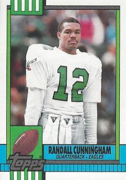 1990 Topps - Collector's Edition (Tiffany) #93 Randall Cunningham Front