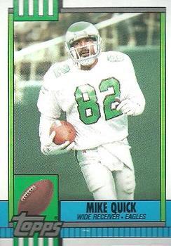 1990 Topps - Collector's Edition (Tiffany) #95 Mike Quick Front