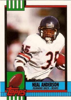 1990 Topps - Collector's Edition (Tiffany) #367 Neal Anderson Front