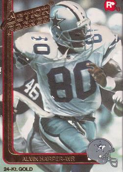 1991 Action Packed Rookie/Update - 24K Gold #11G Alvin Harper Front