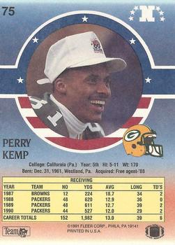 1991 Fleer Stars 'n Stripes #75 Perry Kemp Back