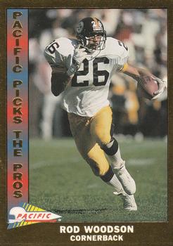 1991 Pacific - Pacific Picks the Pros Gold #22 Rod Woodson Front