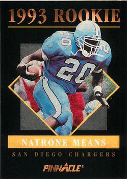 1993 Pinnacle - Rookies #23 Natrone Means Front