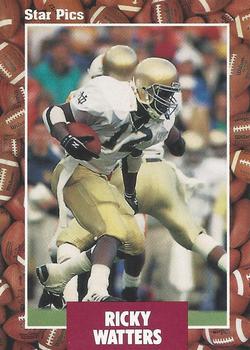 1991 Star Pics - Autographs #39 Ricky Watters Front