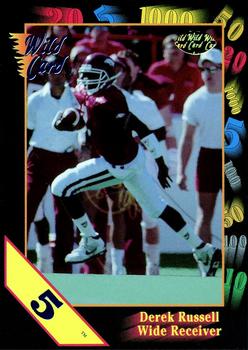1991 Wild Card Draft - 5 Stripe #49 Derek Russell Front