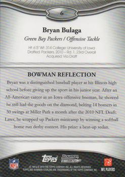 2010 Bowman Sterling #6 Bryan Bulaga  Back