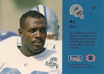 1993 Playoff Contenders #17 Mel Gray Back
