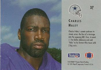 1993 Playoff Contenders #37 Charles Haley Back
