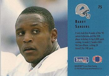1993 Playoff Contenders #75 Barry Sanders Back