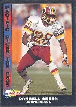 1992 Pacific - Pacific Picks the Pros Silver #4 Darrell Green Front