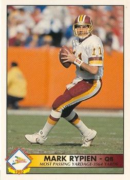 1992 Pacific - Statistical Leaders #28 Mark Rypien Front