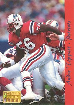1993 Pro Line Live #172 Andre Tippett Front
