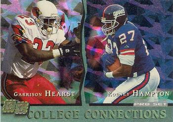 1993 Pro Set - College Connections #CC5 Garrison Hearst / Rodney Hampton Front