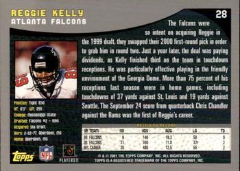 2001 Topps - Topps Collection #28 Reggie Kelly Back