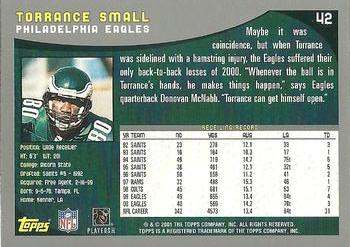 2001 Topps - Topps Collection #42 Torrance Small Back