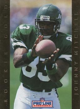 1992 Pro Line Portraits - Rookie Gold #21 Johnny Mitchell Front