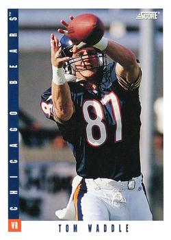 1993 Score #75 Tom Waddle Front