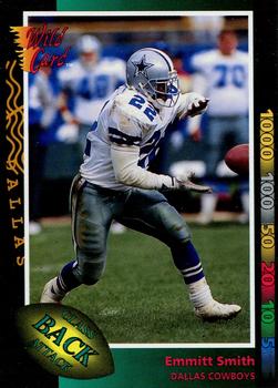 1992 Wild Card WLAF - Surprise Cards #SP3 Emmitt Smith Front
