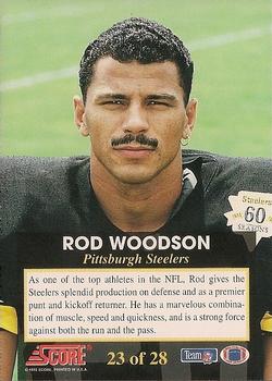 1993 Score - The Franchise #23 Rod Woodson Back
