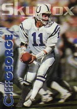 1993 SkyBox Impact #131 Jeff George Front