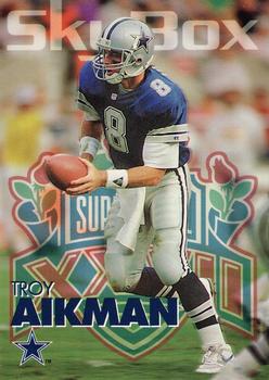1993 SkyBox Impact #66 Troy Aikman Front