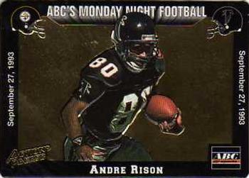 1993 Action Packed Monday Night Football #16 Andre Rison Front