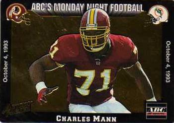 1993 Action Packed Monday Night Football #18 Charles Mann Front
