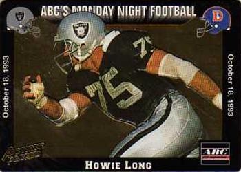 1993 Action Packed Monday Night Football #27 Howie Long Front