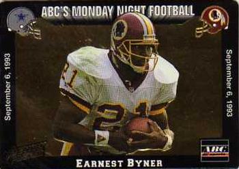 1993 Action Packed Monday Night Football #4 Earnest Byner Front