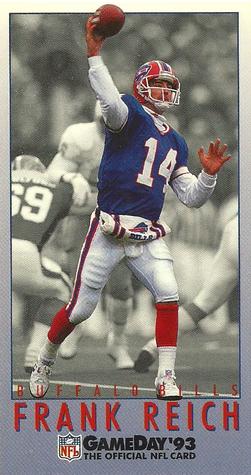 1993 GameDay #41 Frank Reich Front