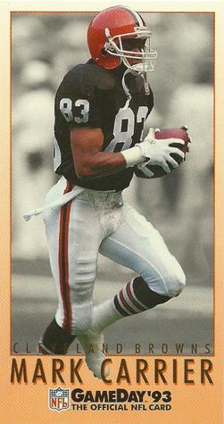 1993 GameDay #284 Mark Carrier Front