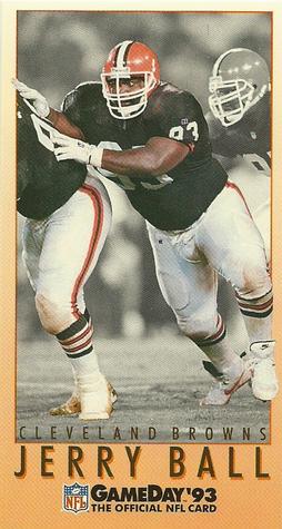 1993 GameDay #292 Jerry Ball Front