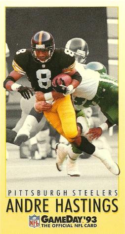 1993 GameDay #426 Andre Hastings Front