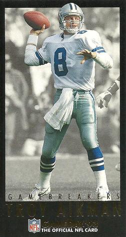 1993 GameDay - Gamebreakers #1 Troy Aikman Front