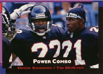 1993 Pro Set Power - Combos #4 Deion Sanders / Tim McKyer Front