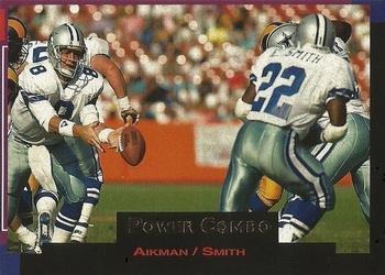 1993 Pro Set Power Update - Combos Gold #PC8 Troy Aikman / Emmitt Smith Front