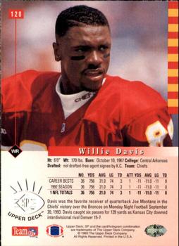 1993 SP #120 Willie Davis Back