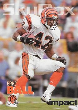 1993 SkyBox Impact - Color Foils #53 Eric Ball Front