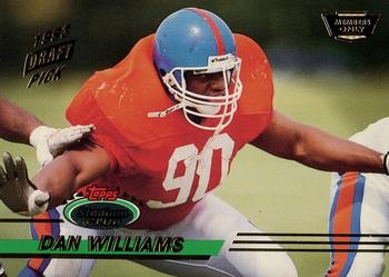 1993 Stadium Club - Members Only #317 Dan Williams Front