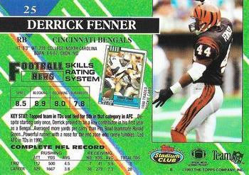 1993 Stadium Club - Super Bowl XXVIII Super Teams Exchange #25 Derrick Fenner Back