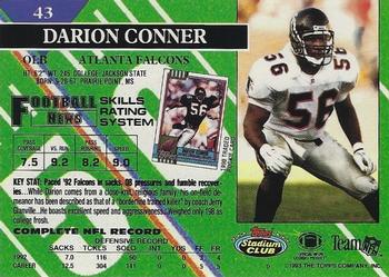 1993 Stadium Club - Super Bowl XXVIII Super Teams Exchange #43 Darion Conner Back