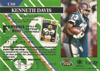 1993 Stadium Club - Super Bowl XXVIII Super Teams Exchange #130 Kenneth Davis Back