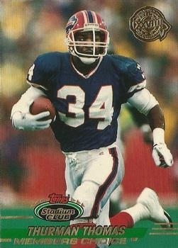 1993 Stadium Club - Super Bowl XXVIII Super Teams Exchange #497 Thurman Thomas Front